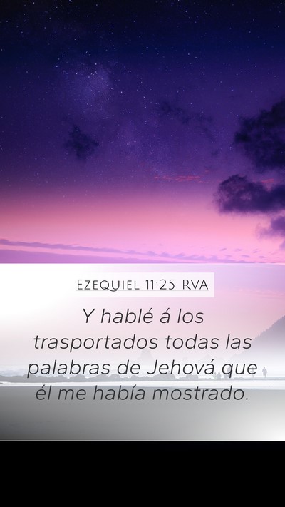 Ezequiel 11:25 RVA Bible Verse Image