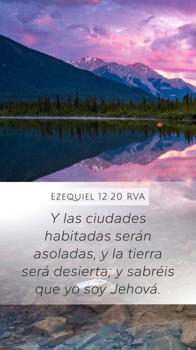 Ezequiel 12:20 RVA Bible Verse Image