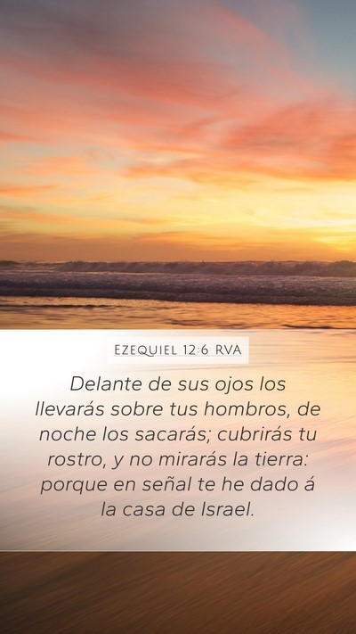 Ezequiel 12:6 RVA Bible Verse Image