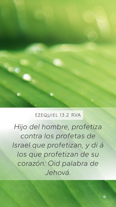 Ezequiel 13:2 RVA Bible Verse Image