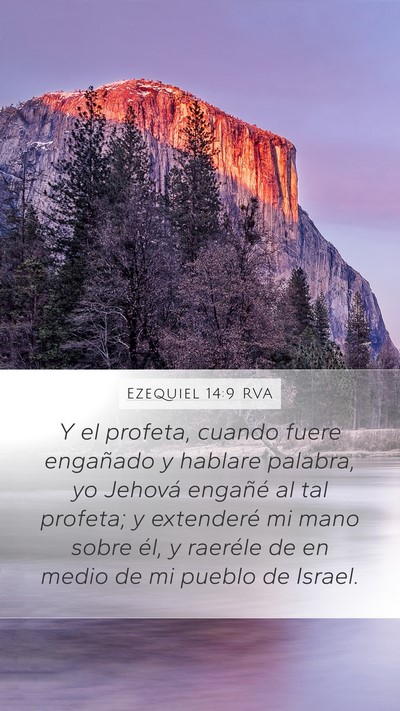 Ezequiel 14:9 RVA Bible Verse Image