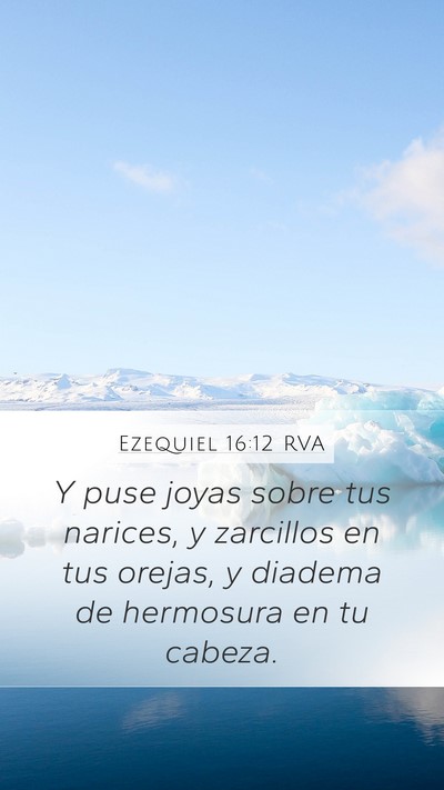 Ezequiel 16:12 RVA Bible Verse Image