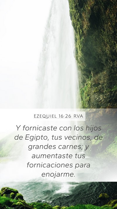 Ezequiel 16:26 RVA Bible Verse Image