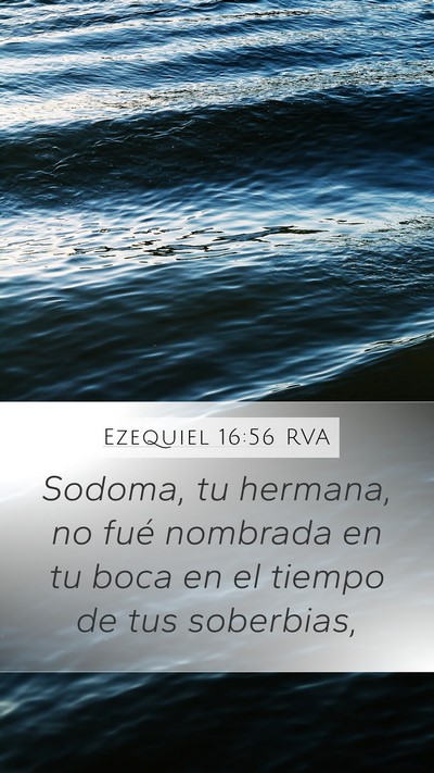 Ezequiel 16:56 RVA Bible Verse Image