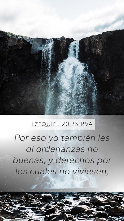 Ezequiel 20:25 RVA Bible Verse Image