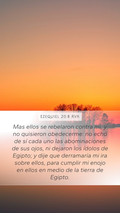 Ezequiel 20:8 RVA Bible Verse Image