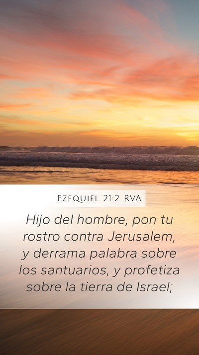 Ezequiel 21:2 RVA Bible Verse Image
