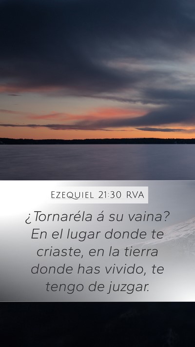 Ezequiel 21:30 RVA Bible Verse Image