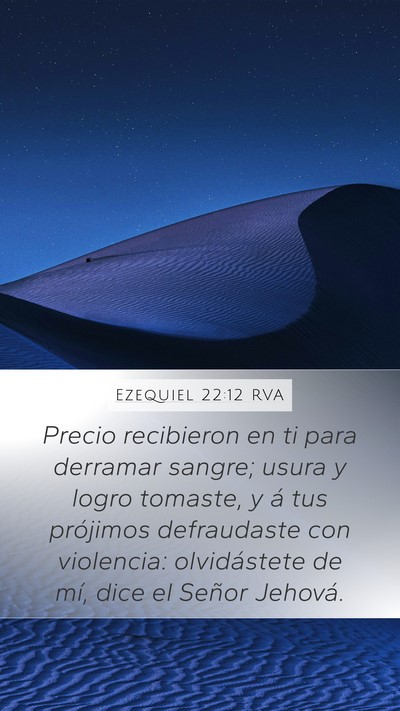 Ezequiel 22:12 RVA Bible Verse Image