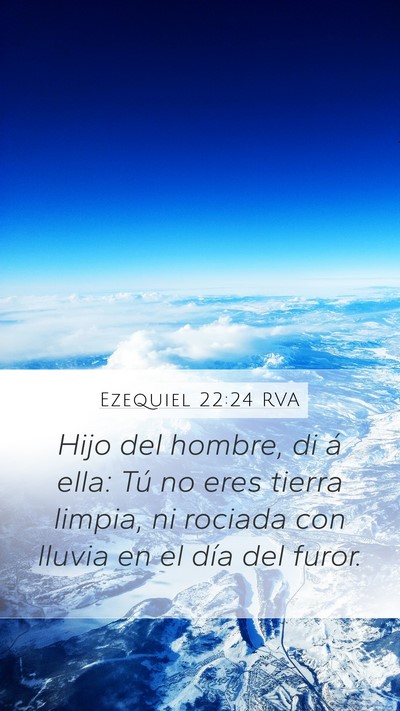 Ezequiel 22:24 RVA Bible Verse Image
