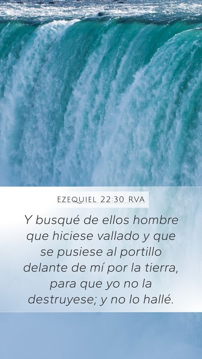 Ezequiel 22:30 RVA Bible Verse Image