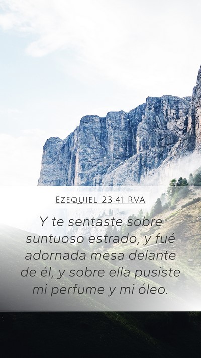 Ezequiel 23:41 RVA Bible Verse Image