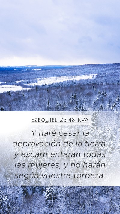 Ezequiel 23:48 RVA Bible Verse Image