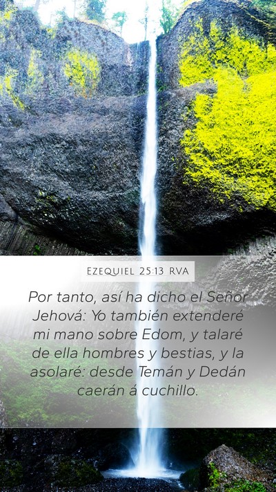 Ezequiel 25:13 RVA Bible Verse Image