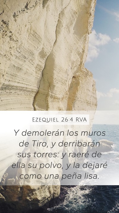 Ezequiel 26:4 RVA Bible Verse Image