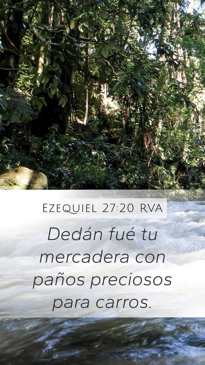 Ezequiel 27:20 RVA Bible Verse Image