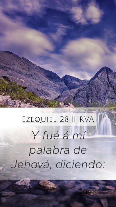 Ezequiel 28:11 RVA Bible Verse Image