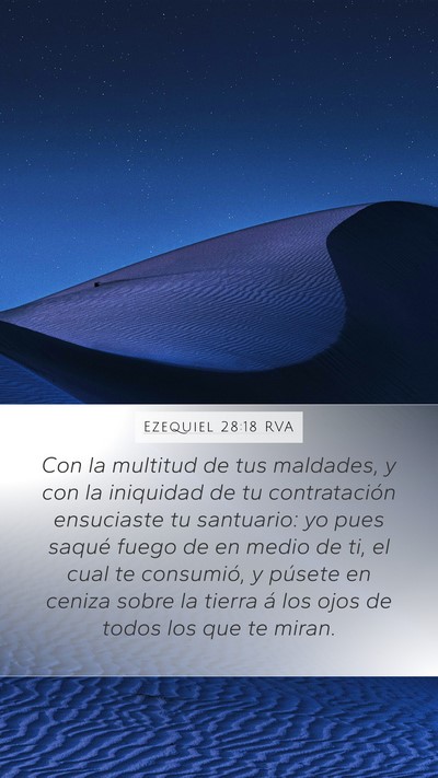 Ezequiel 28:18 RVA Bible Verse Image
