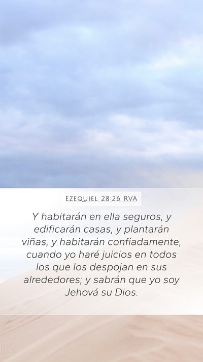 Ezequiel 28:26 RVA Bible Verse Image