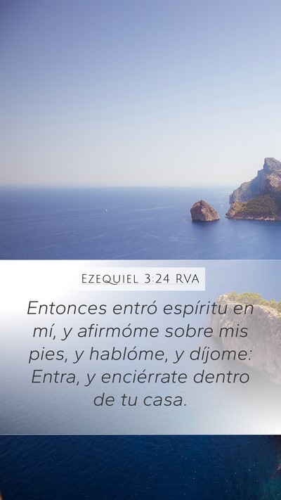 Ezequiel 3:24 RVA Bible Verse Image