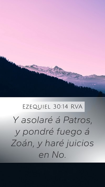 Ezequiel 30:14 RVA Bible Verse Image