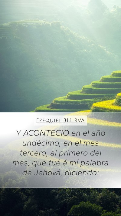 Ezequiel 31:1 RVA Bible Verse Image