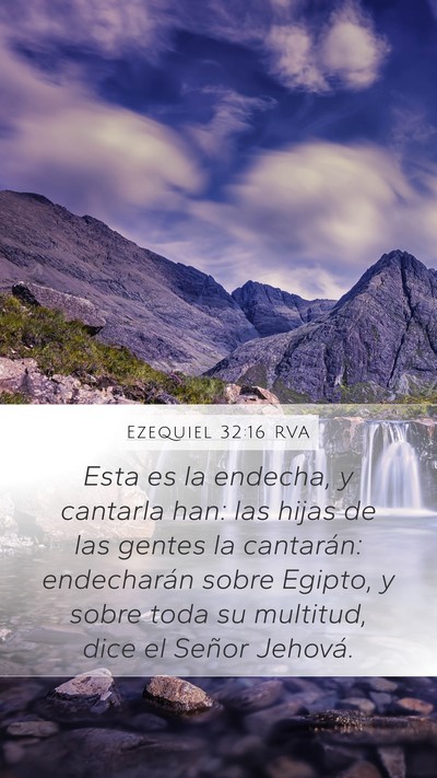 Ezequiel 32:16 RVA Bible Verse Image