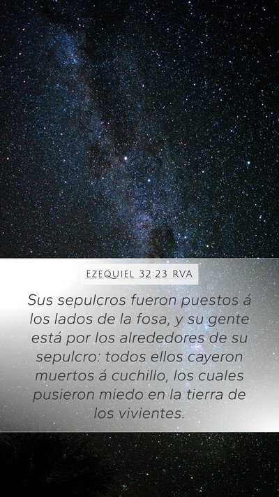 Ezequiel 32:23 RVA Bible Verse Image