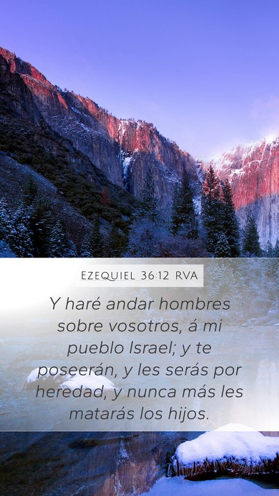 Ezequiel 36:12 RVA Bible Verse Image