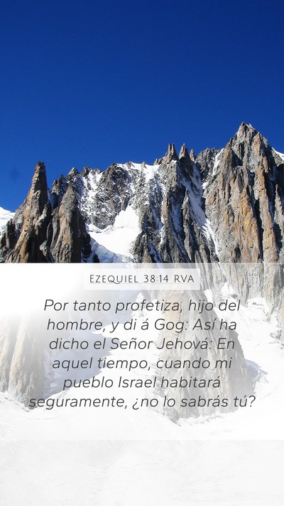 Ezequiel 38:14 RVA Bible Verse Image