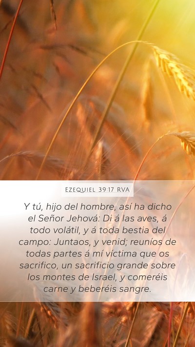 Ezequiel 39:17 RVA Bible Verse Image