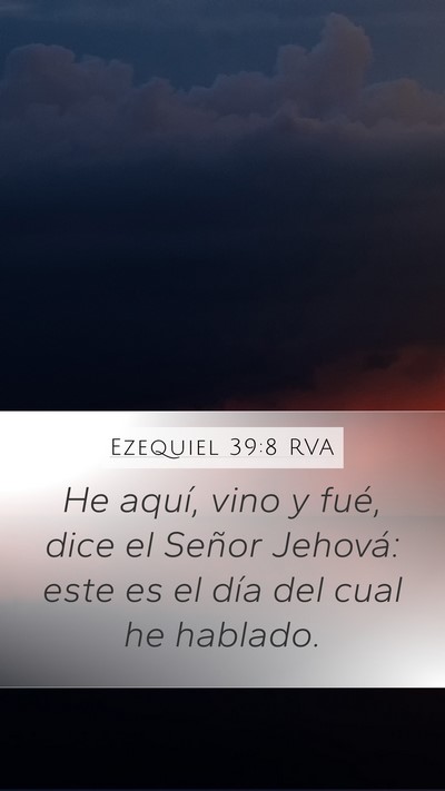 Ezequiel 39:8 RVA Bible Verse Image