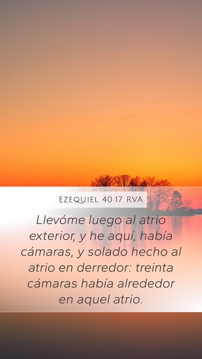 Ezequiel 40:17 RVA Bible Verse Image