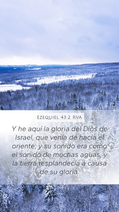 Ezequiel 43:2 RVA Bible Verse Image