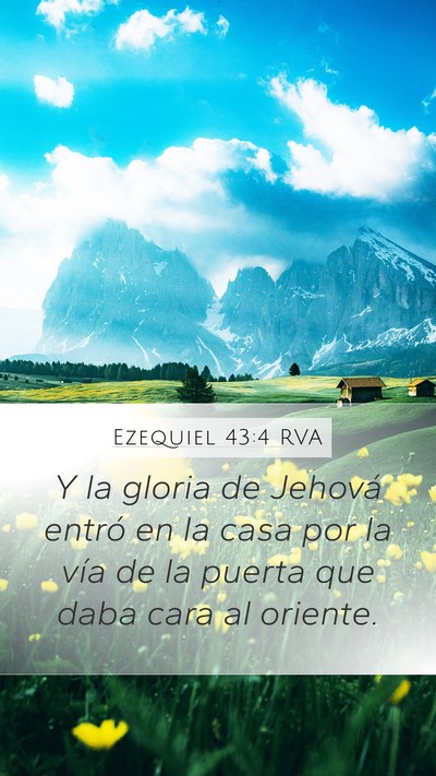 Ezequiel 43:4 RVA Bible Verse Image