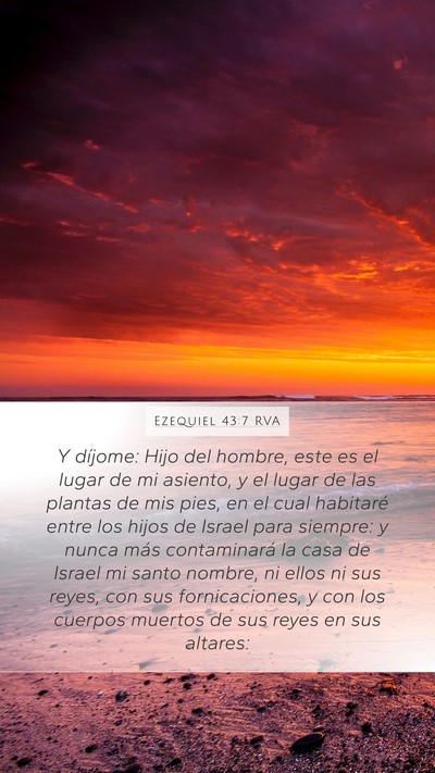 Ezequiel 43:7 RVA Bible Verse Image