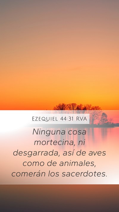 Ezequiel 44:31 RVA Bible Verse Image