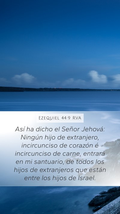 Ezequiel 44:9 RVA Bible Verse Image
