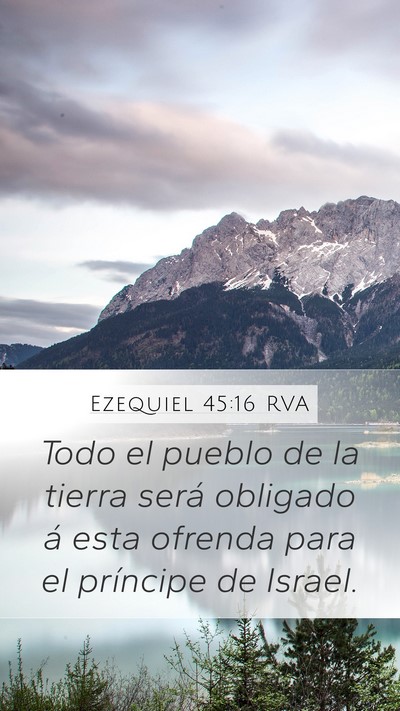 Ezequiel 45:16 RVA Bible Verse Image
