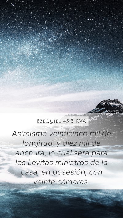 Ezequiel 45:5 RVA Bible Verse Image