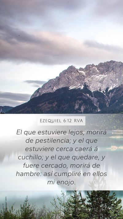 Ezequiel 6:12 RVA Bible Verse Image