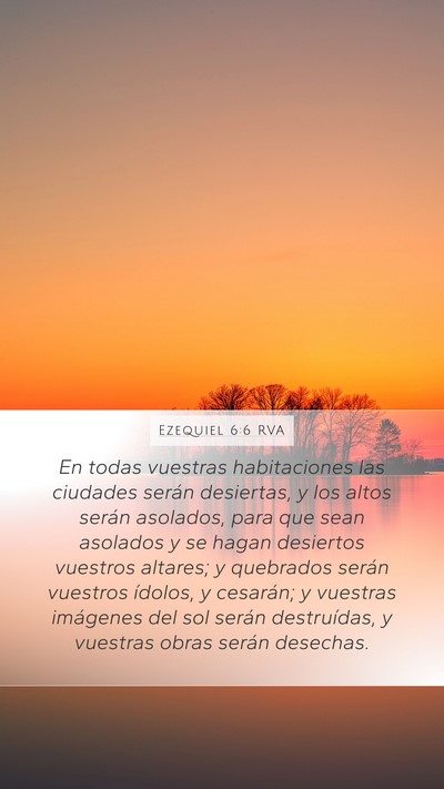 Ezequiel 6:6 RVA Bible Verse Image