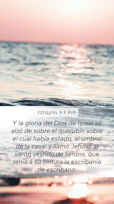 Ezequiel 9:3 RVA Bible Verse Image