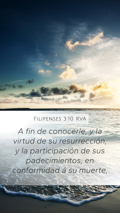 Filipenses 3:10 RVA Bible Verse Image