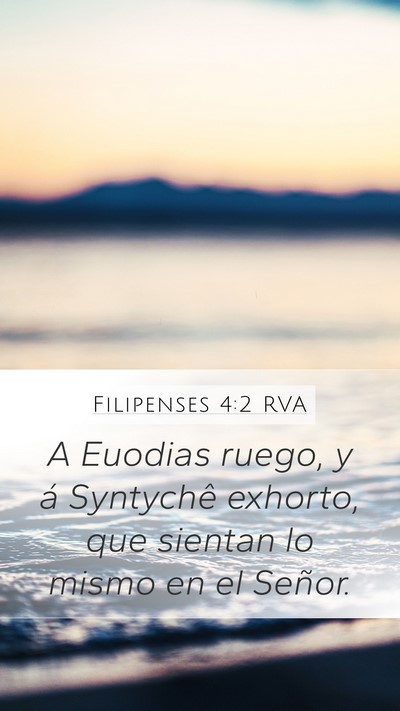Filipenses 4:2 RVA Bible Verse Image