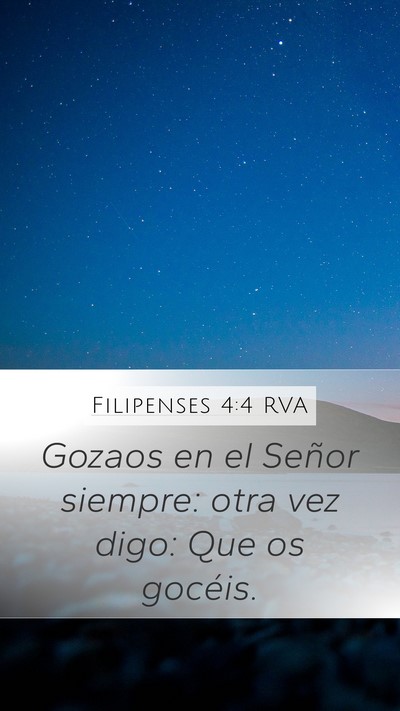 Filipenses 4:4 RVA Bible Verse Image