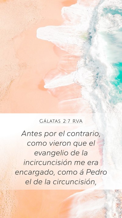 Gálatas 2:7 RVA Bible Verse Image