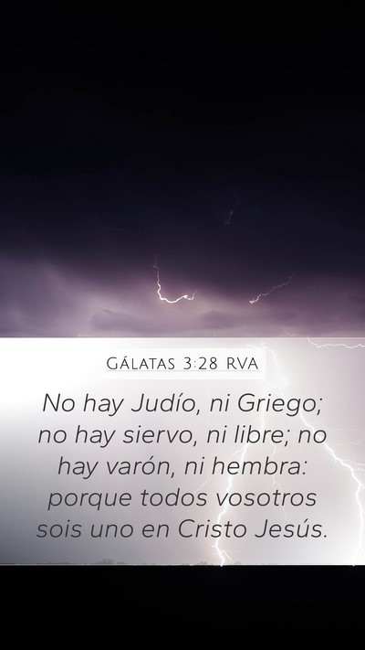Gálatas 3:28 RVA Bible Verse Image