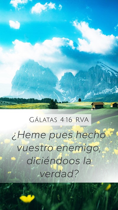 Gálatas 4:16 RVA Bible Verse Image