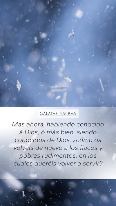 Gálatas 4:9 RVA Bible Verse Image